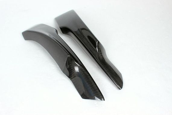 Накладки на передній бампер Flap (для E92/E93 M-Sport 2006-2009, Карбон) для BMW 3 серія E-90/91/92/93 рр | Зображення 6