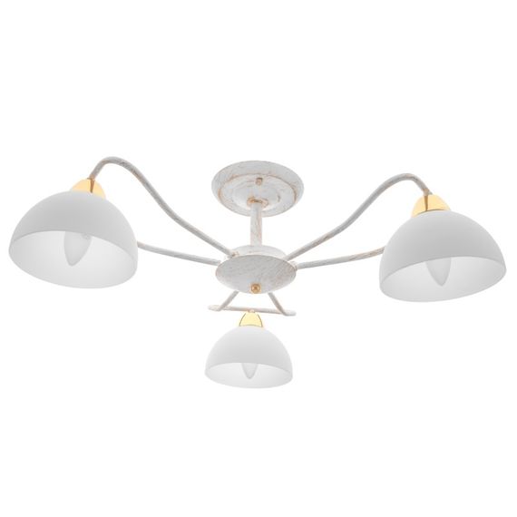 Люстра потолочная в спальню E14 40W WH (LK-636C/3)