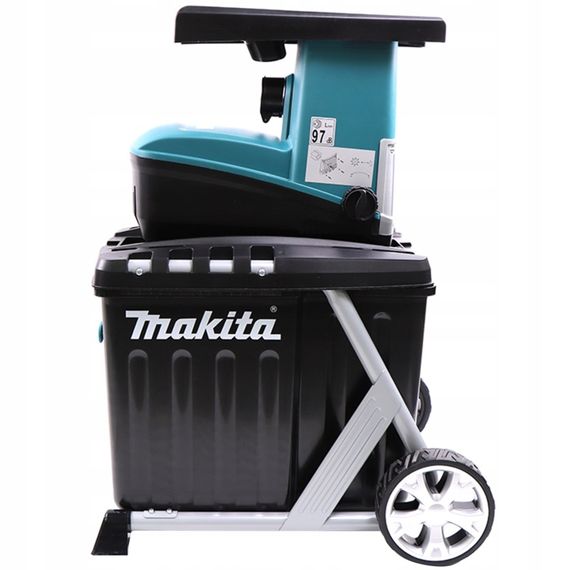 Подрібнювач гілок садовий Makita UD2500 (2500 Вт, 45 мм, 40 об/хв, 67 л, 27.6 кг) | Зображення 2
