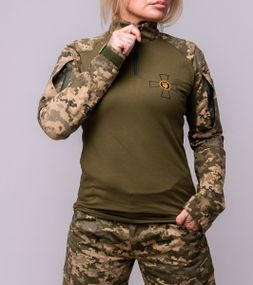 Сорочка убакс тактична з довгим рукавом олива