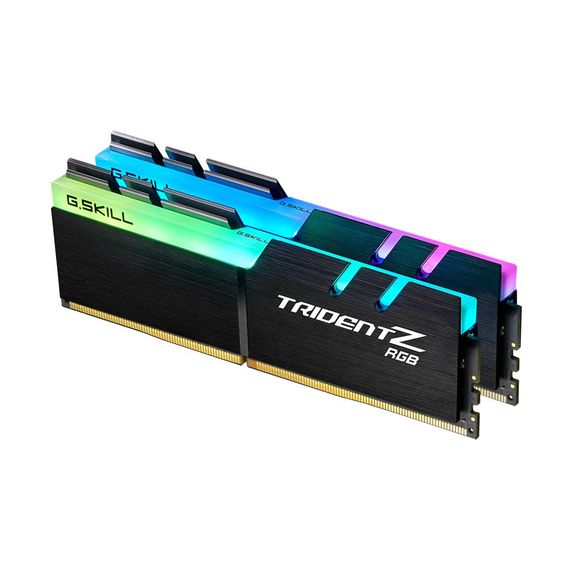 Модуль пам'яті для комп'ютера DDR4 16GB (2x8GB) 4400 MHz Trident Z RGB G.Skill (F4-4400C18D-16GTZRC) | Зображення 1
