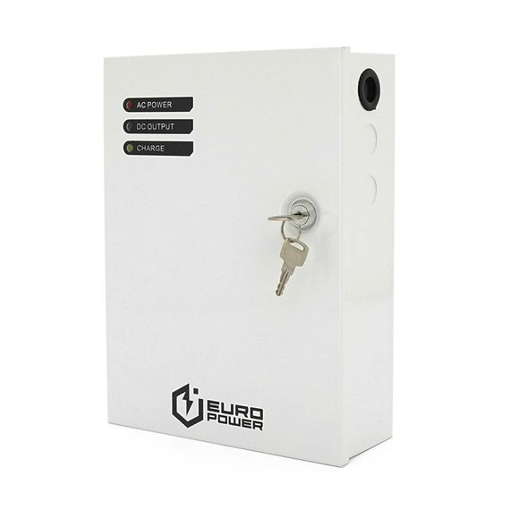 ИБП 12V/5A EuroPower EP-UPS-1205, под акб GEL/AGM - 12V/7A, металл | Зображення 1