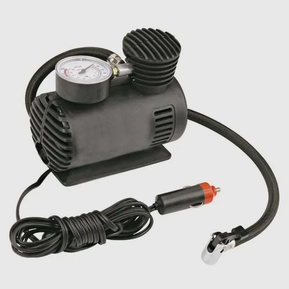 Автомобильный компрессор 12в, Портативный воздушный насос, Автомобильный насос 12 вольт, Автокомпрессор KM-65 | Зображення 1