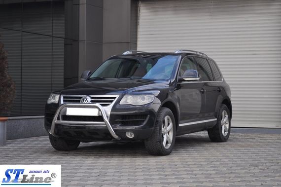 Кенгурятник WT005 Colt (нерж) для Volkswagen Touareg 2002-2010 рр | Зображення 1