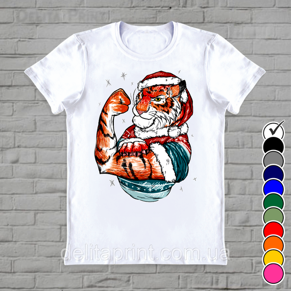 Футболки новорічні Фемілі Лук "Круті НГ Тигри" Family Look для всієї родини | Зображення 4