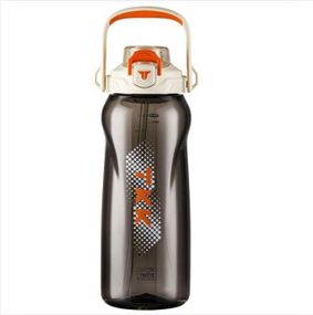 Бутылка TKK 2000 мл - Белая Tritan BPA-free, ударопрочная, спортивная с практичным ремешком