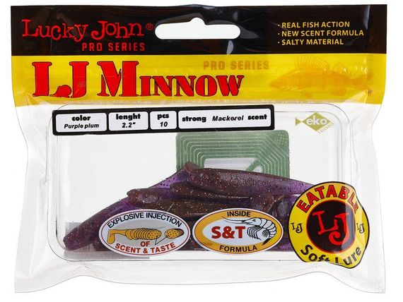 Виброхвосты 2,2" LJ Лаки Джон MINNOW 142-S13 | Зображення 1