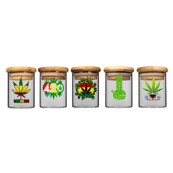 Герметичний Контейнер Скляний Банка "Bamboo glass jars XL" | Зображення 2