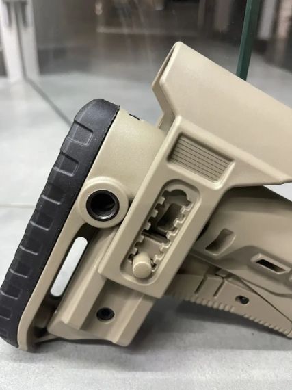 Приклад військовий DLG TBS COMPACT Оливка Mil-Spec, Приклад з високим підщечником 4 см   знижка | Зображення 3