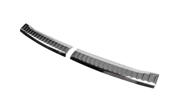 Накладка на задний бампер из нержавеющей стали Carmos (глянцевая) для Ауди Q4 e-Tron 2021- гг | Зображення 1