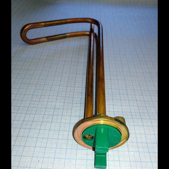 Тен для горизонтального бойлера,1500w,на фланці 48мм,місце для анода м-5.Thermowatt(Італія) | Зображення 4