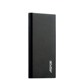 Портативний зарядний пристрій (Повербанк) Aspor A373 6000 mAh чорний