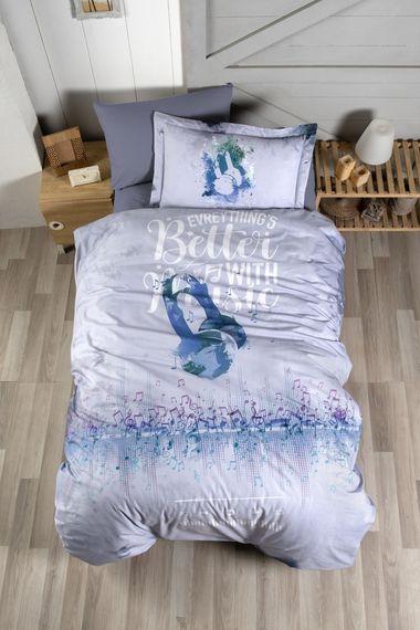 Постільна білизна  First Choice Exclusive Digital Ranforce 160 х 220 см Sound