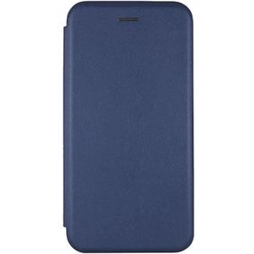 Кожаный чехол-книжка Classy для Xiaomi Redmi 9A Темно-синий