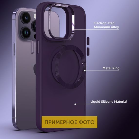 TPU чехол Bonbon Metal Style with MagSafe для Apple iPhone 16 Plus (6.7") | Зображення 1