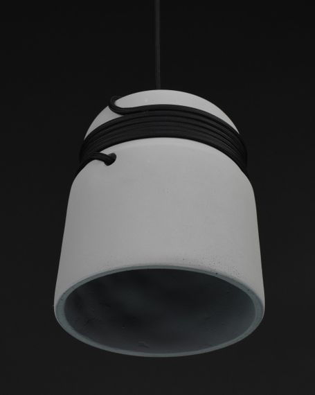 Люстра підвісна на 1 лампочку 27822 Чорний 30-180х18х18 см. | Зображення 5