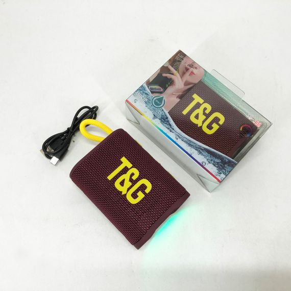 Bluetooth-колонка TG396. Колір: бордовий | Зображення 5