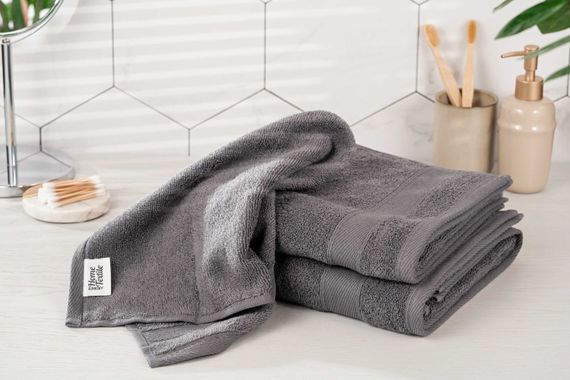 Рушник ARDESTO махровий SuperSoft, графіт, 30х50см, 100% бавовна (ART2230MC) | Зображення 3