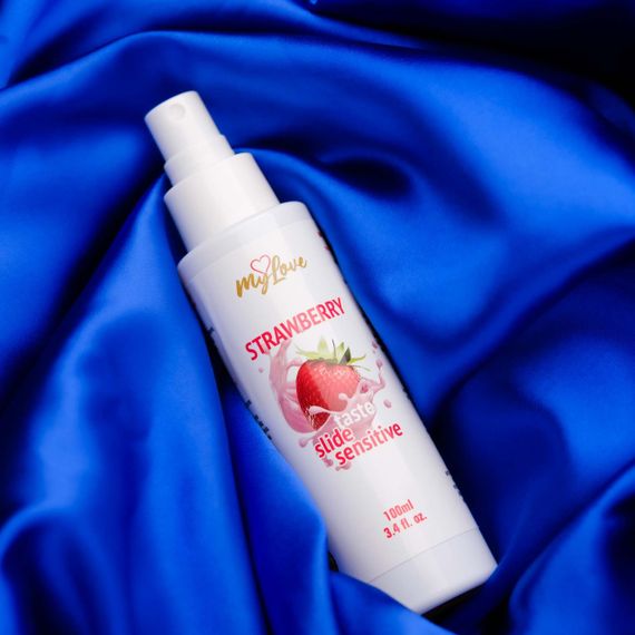 Интимный гель-лубрикант - MyLove Taste Slide Sensitive Strawberry, 100 мл Sex Aura | Зображення 3