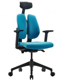 Кресло офисное DUOREST D2 blackblue ортопедическое
