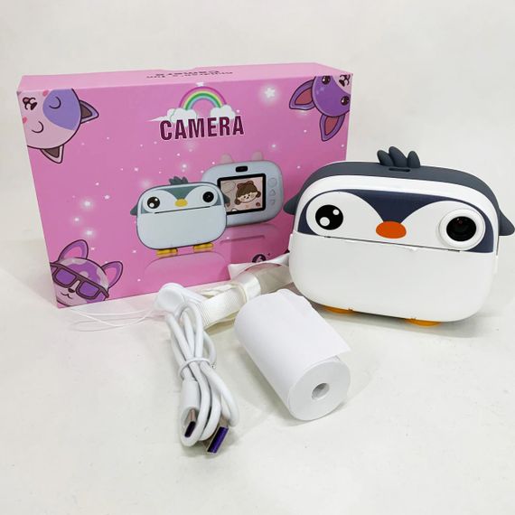 Детский фотоаппарат kids camera, Детский фотоаппарат с термопечатью и видеозаписью UE-27 | Зображення 3