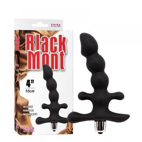 Фізіологічний масажер простати Chisa Black Mont Silicone Black, Черный | Зображення 1