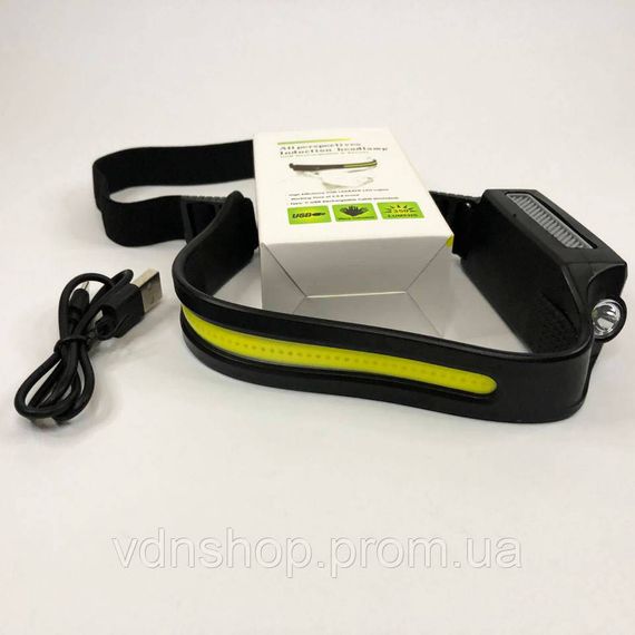 Фонарь для головы со светодиодами BL-W689/G28-LM+COB, Фонарь налобный для строителя SN-42 | Зображення 3