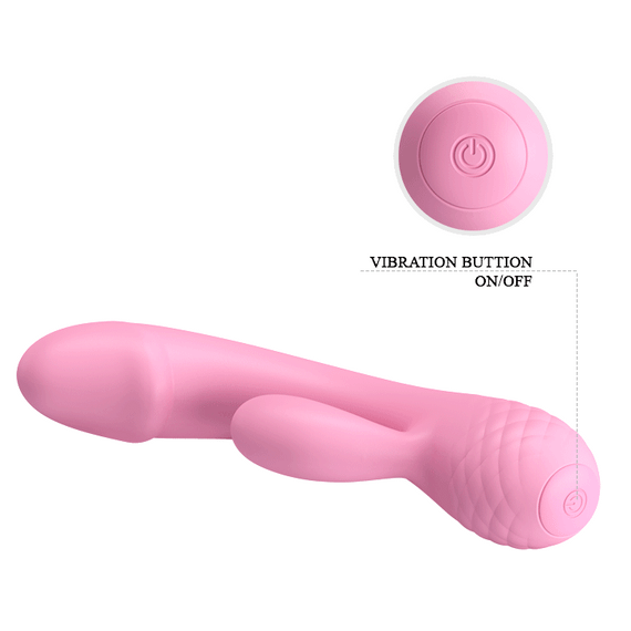 Вібратор - Pretty Love Ron Vibrator Pink | Зображення 2