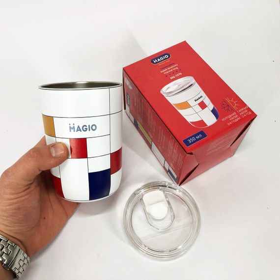 Термокухоль Magio MG-1070 0.35 л, Термокухоль для дітей, Термос для питної води, Термос для кави | Зображення 1