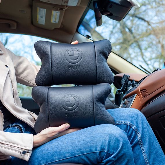 Оригінальний подарунок автомобілісту BMW, Комфортна подушка підголівник для автомобіля TM-35 | Зображення 6
