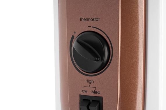 Масляний радіатор Ardesto 2,5 кВт, площа обігріву 25 кв.м., білий, підлоговий, 11 секцій (OFH-11X1) | Зображення 5