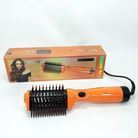 Фен стайлер для укладання та завивки волосся VGR V-497. Колір: оранжевий | Зображення 6