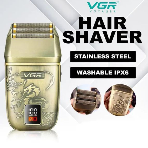 Електробритва VGR V-349 шейвер, BL-975 потрійне лезо