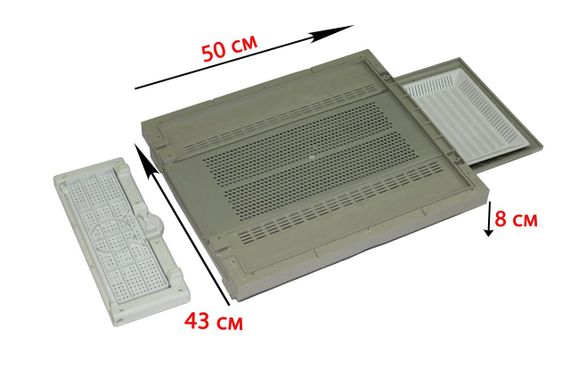 Дно з пыльцесборником 51 х 42.8 х 6.5, пластик. Туреччина | Зображення 3