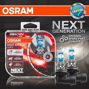 Лампа HB4 51W 12V P22D NIGHT BREAKER LASER +150% OSRAM 9006NL-FS