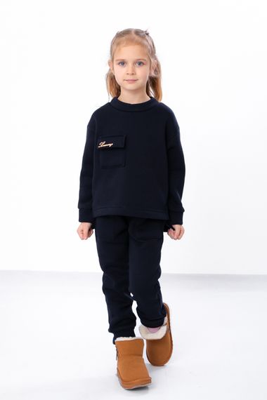 Костюм для дівчинки Носи своє 146 Синій (p-8838-91572)
