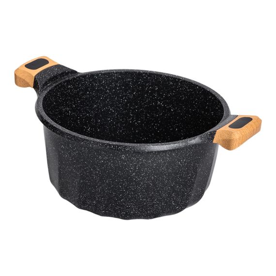 Велика алюмінієва каструля об'ємом 11 літрів з кришкою Ø32 см з антипригарним покриттям MGC HP-4-435B | Зображення 1