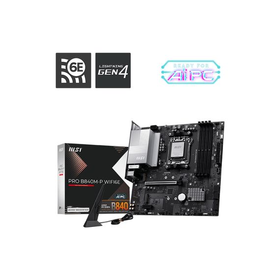 Материнська плата MSI PRO B840M-P WIFI6E | Зображення 4