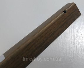 Угол ПВХ 20×20 длина 2,7м разных цветов Орех