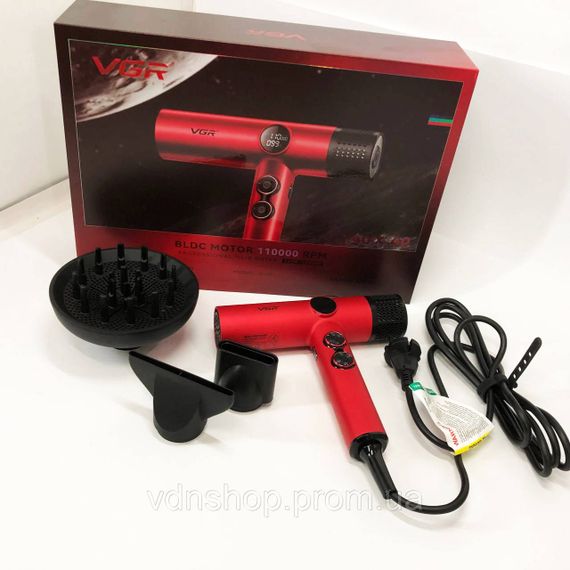 Класичний фен для сушіння та укладання волосся VGR V-401, Хороший електричний фен FI-64 | Зображення 8