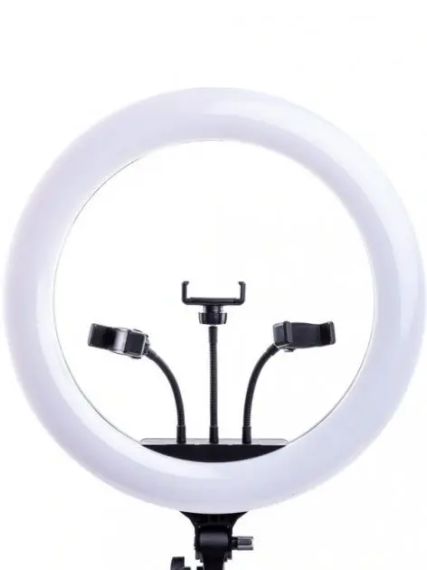 Кільцева лампа для фото та відео з тримачем для телефону RL-21 54 см | Зображення 2