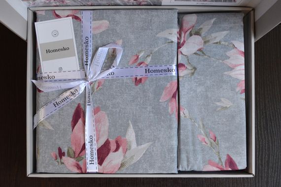 Постільна білизна First Choice Homesko Ranforse 200 х 220 см Marea Powder | Зображення 4