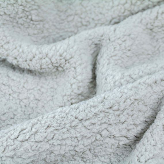 Плед-ковдра з шерпи та флісу світло-сірий Love You 150 x 200 см | Зображення 5