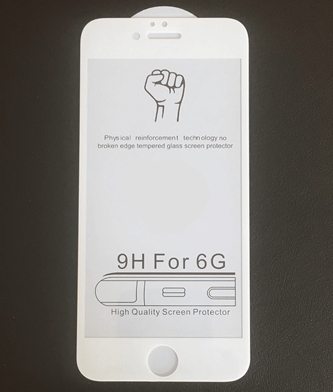 Full Glue захисне скло для iPhone 6/6S - White | Зображення 3