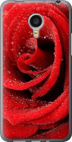 Чехол на Meizu MX4 PRO Красная роза "529u-132-17620"
