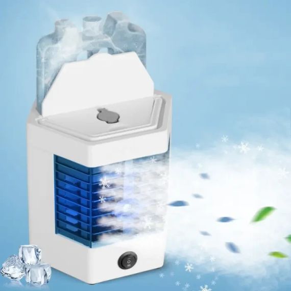 Настольный портативный кондиционер 5X Arctic Cool Ultra Pro с увлажнителем воздуха мини кондиционер | Зображення 2