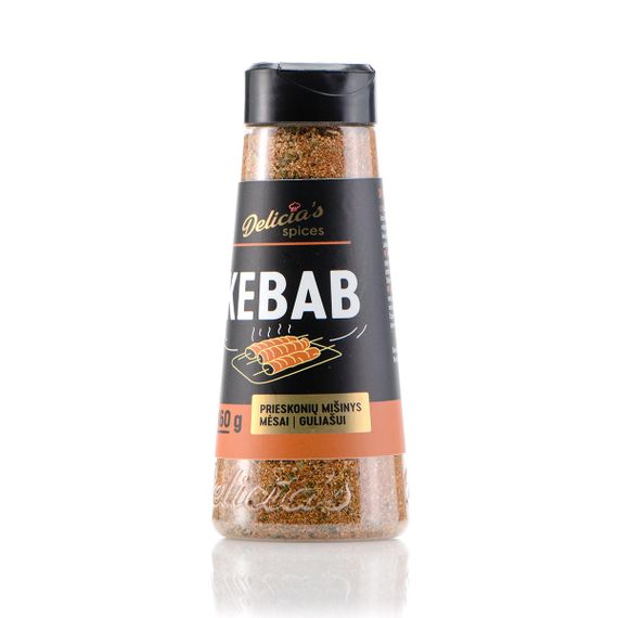 Суміш спецій Delicia's Spices Kebab для кебабу 160 г 241676 Код: 013256 | Зображення 1