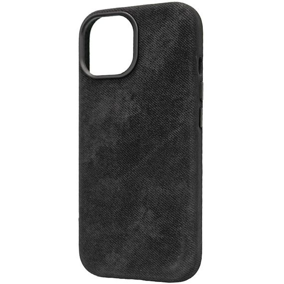 Чохол Denim with MagSafe для Apple iPhone 14 (6.1") Black | Зображення 1