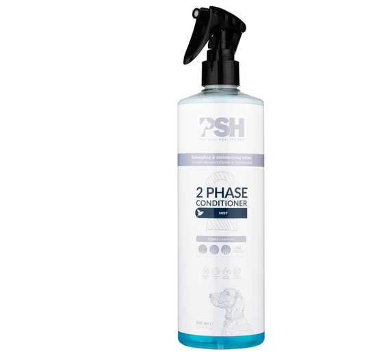 PSH Home 2 Phase Conditioner 500ml - двофазний кондиціонер для собак, зволожує і полегшує розчісування