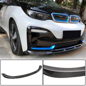 Накладка на передній бампер Lip (Карбон) для BMW I3 2013-2022 рр